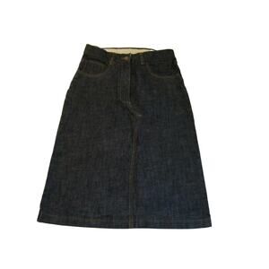 Lucky Dee Denim Skirt Size 30 Women's 100% Cotton